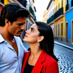 "Avenida Brasil" Scene**

"A scene from the iconic Brazilian telenovela 'Avenida Brasil', capturing the drama and passion of the story, fully clothed actors, appropriate attire, safe for work, perfect anatomy, natural proportions, professional photography, high quality, telenovela style, vibrant colors, evocative lighting, Rome setting background."

**