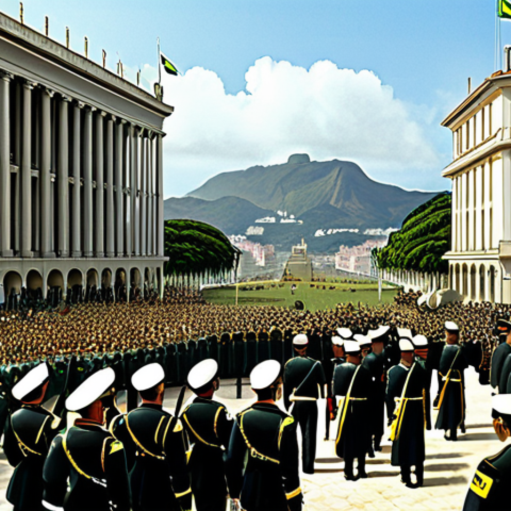 브라질 공화국 형성 과정 - Historical Moment - Proclamation of the Republic**

"A realistic painting depicting the proclamation...