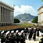 브라질 공화국 형성 과정 - Historical Moment - Proclamation of the Republic**

"A realistic painting depicting the proclamation...