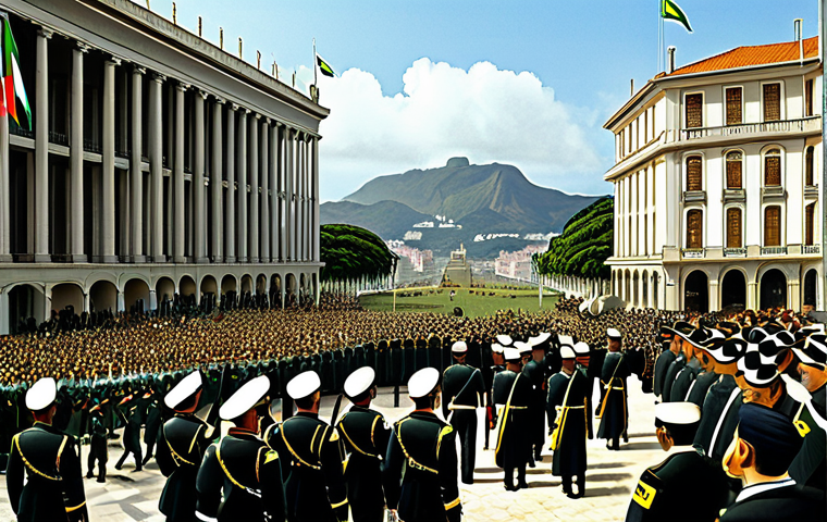 브라질 공화국 형성 과정 - Historical Moment - Proclamation of the Republic**

"A realistic painting depicting the proclamation...